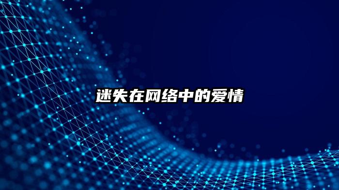 迷失在网络中的爱情