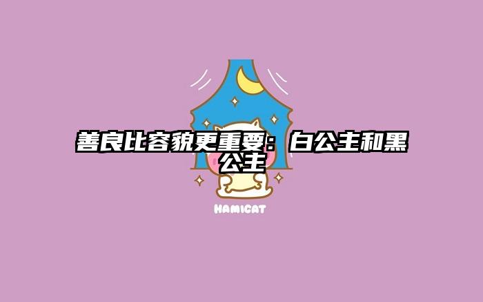 善良比容貌更重要：白公主和黑公主