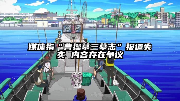 媒体指“曹操墓三墓志”报道失实 内容存在争议