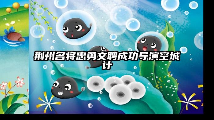 荆州名将忠勇文聘成功导演空城计