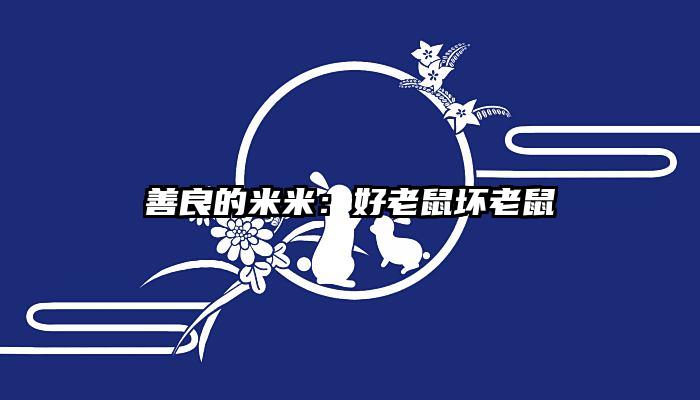 善良的米米：好老鼠坏老鼠