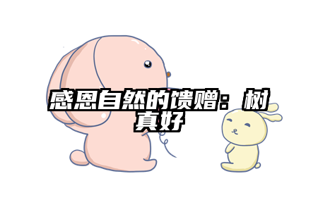 感恩自然的馈赠：树真好