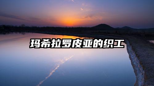 玛希拉罗皮亚的织工