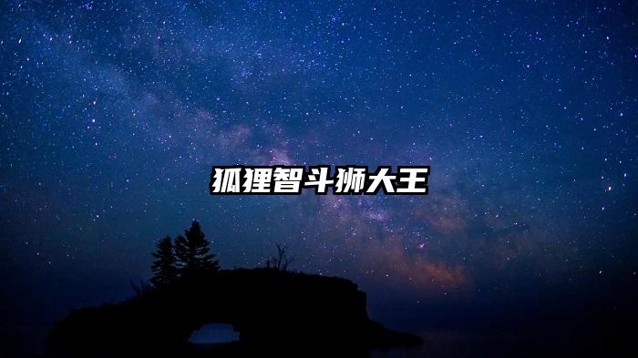 狐狸智斗狮大王