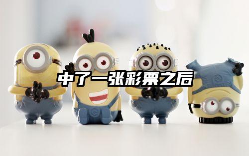 中了一张彩票之后