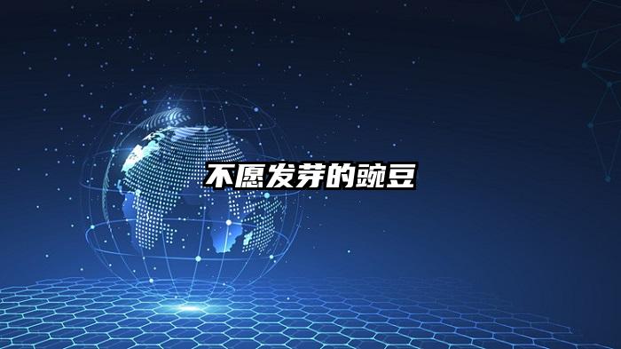 不愿发芽的豌豆