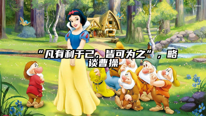 “凡有利于己，皆可为之”，略谈曹操