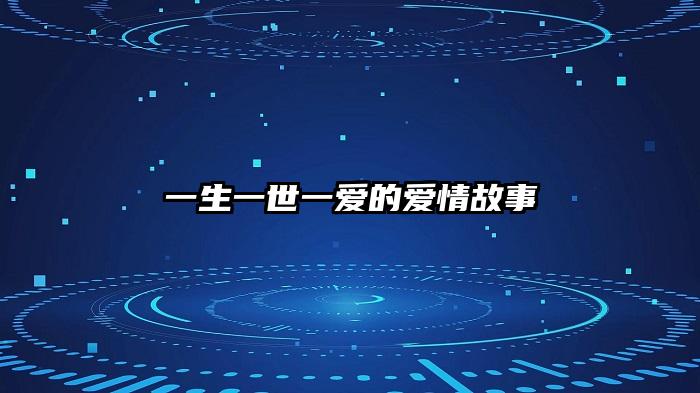 一生一世一爱的爱情故事