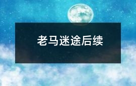老马迷途后续