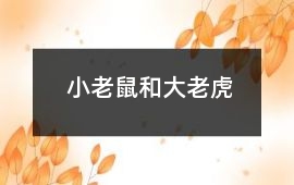 小老鼠和大老虎