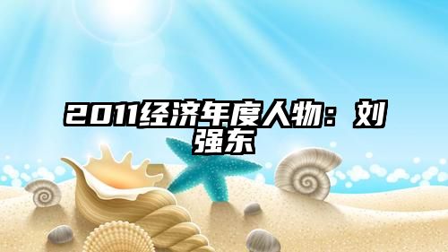 2011经济年度人物：刘强东
