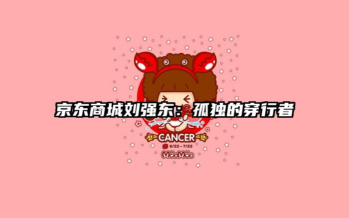 京东商城刘强东：孤独的穿行者