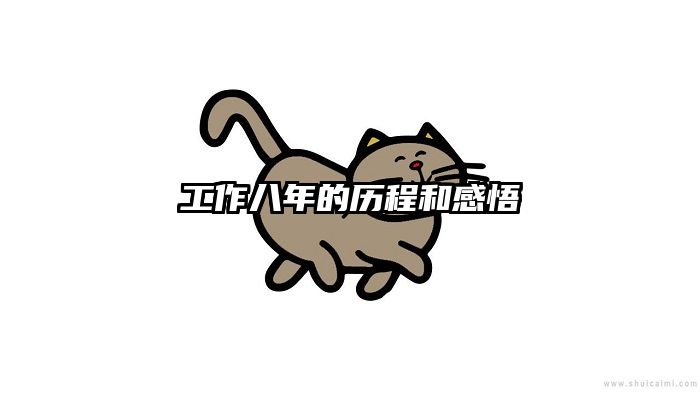 工作八年的历程和感悟