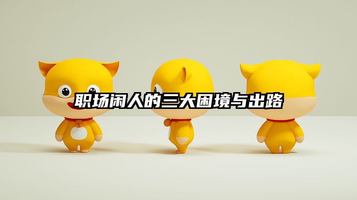 职场闲人的三大困境与出路