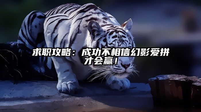 求职攻略：成功不相信幻影爱拼才会赢！