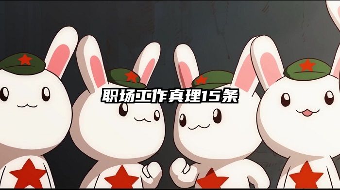职场工作真理15条