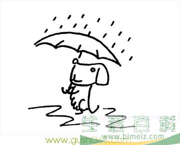 雪中送炭的小狗