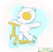 小熊的滑板车