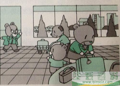 小熊乘飞机